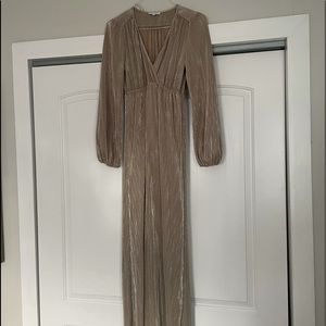 XL Baltic Born Gold Tone Maxi Dress
